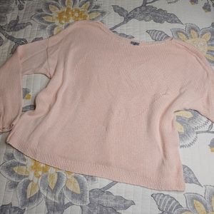 Aeri Pink Cotton Heart Sweater